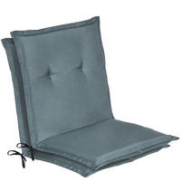NIEDERLEHNER Loft NL 100x50x6cm Taubenblau (2tlg) - Blaugrau, Textil (50/100cm) - Beautissu 