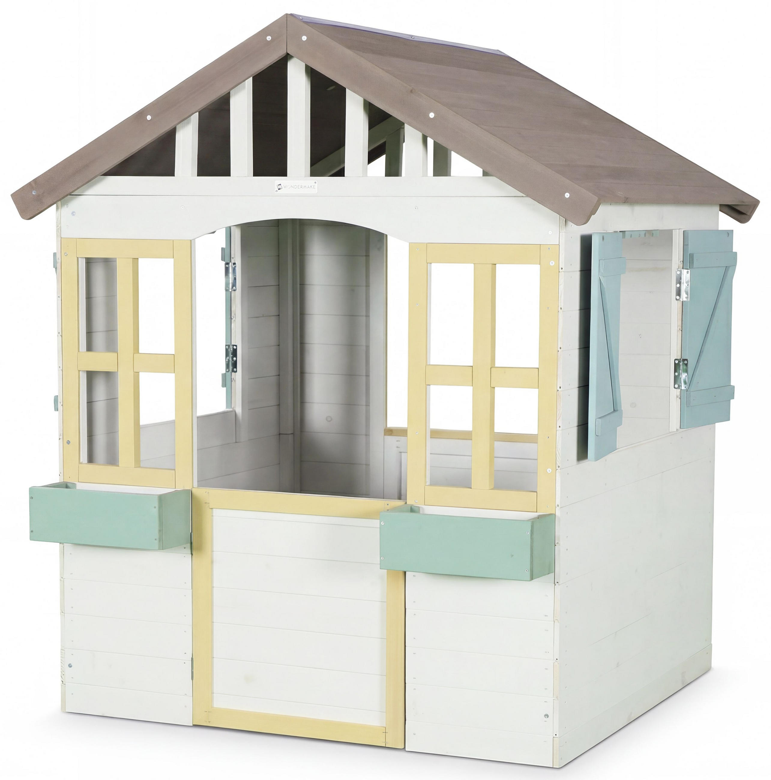 KINDERSPIELHAUS ludomus1 - Multicolor, Holz (115/80/101cm) - WONDERMAKE