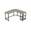 ECKSCHREIBTISCH COMPUTERTISCH - Schwarz, Holzwerkstoff (138/138/75cm) - Hansiro