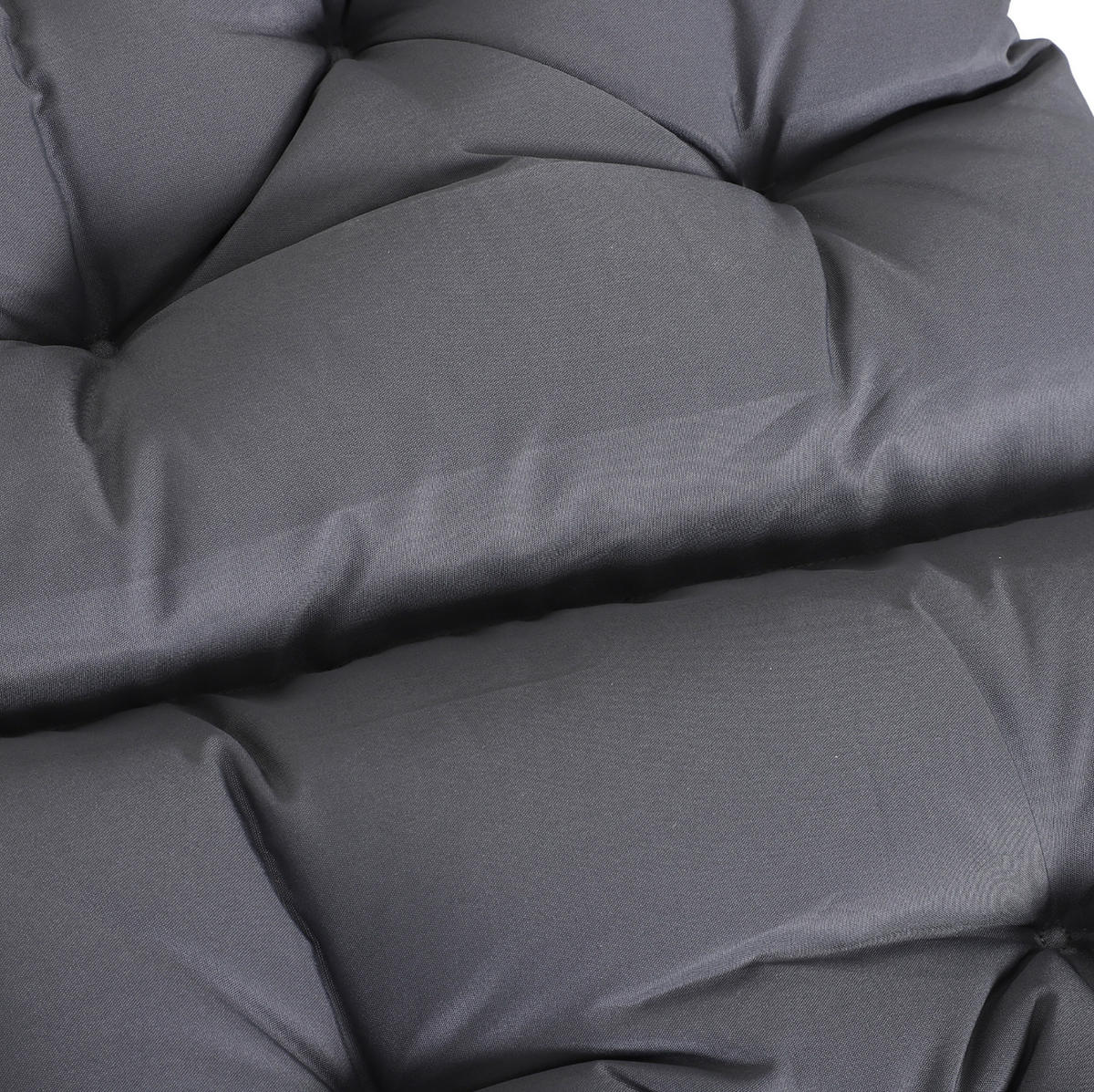 SESSELAUFLAGENSET 2er-Set aus Schaumstoff 50x98x8cm in Grau mit Bändern - Grau, Textil (50/8/98cm) - Modfu