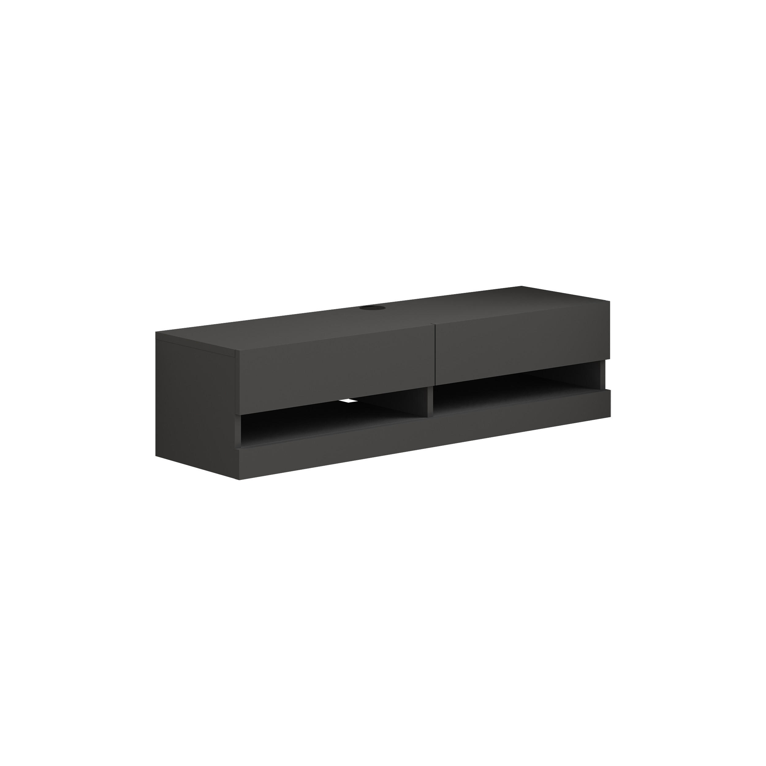 Decortie Tv-Lowboard Anthrazit 120x30x33.8 cm