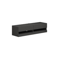 TV-LOWBOARD Moon Anthrazit 120/33,8/30 cm - Anthrazit, Holzwerkstoff (120/30/33.8cm) - Decortie