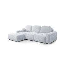 ECKSOFA Argos In Vibe - Hellblau, Holzwerkstoff/Textil (170/267cm) - Fun Möbel