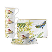 ESPRESSOTASSEN MIT UNTERTASSEN Amazonia bunt 60 ml 4er Set - Multicolor, Keramik (11/7.1/14.2cm) - Villeroy & Boch