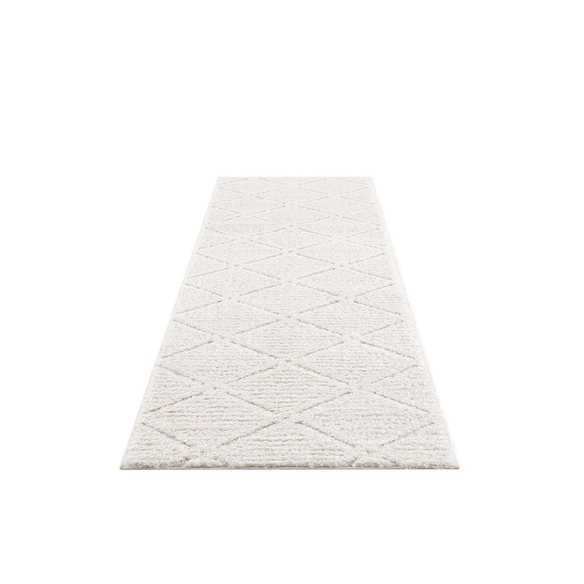HOCHFLOR-TEPPICH Focus 2997 Creme 80x300 cm - Creme, Textil (80/300cm) - carpet city