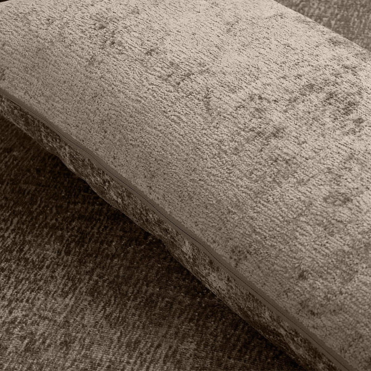 ECKSOFA RECHTS IMPERA Modern 4/5 Sitzer, Beige - Beige, Textil (314/224cm) - KONSIMO®