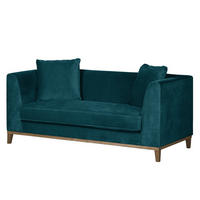 2-SITZER SOFA - Petrol, Textil (180/79/82cm) - home24