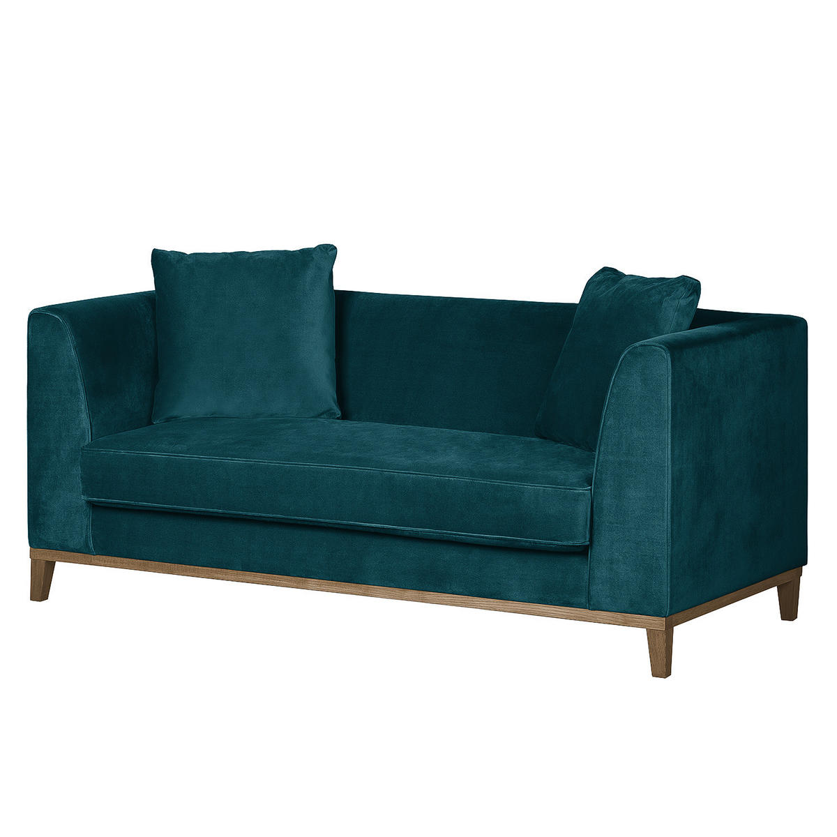 2-SITZER SOFA - Petrol, Textil (180/79/82cm) - home24