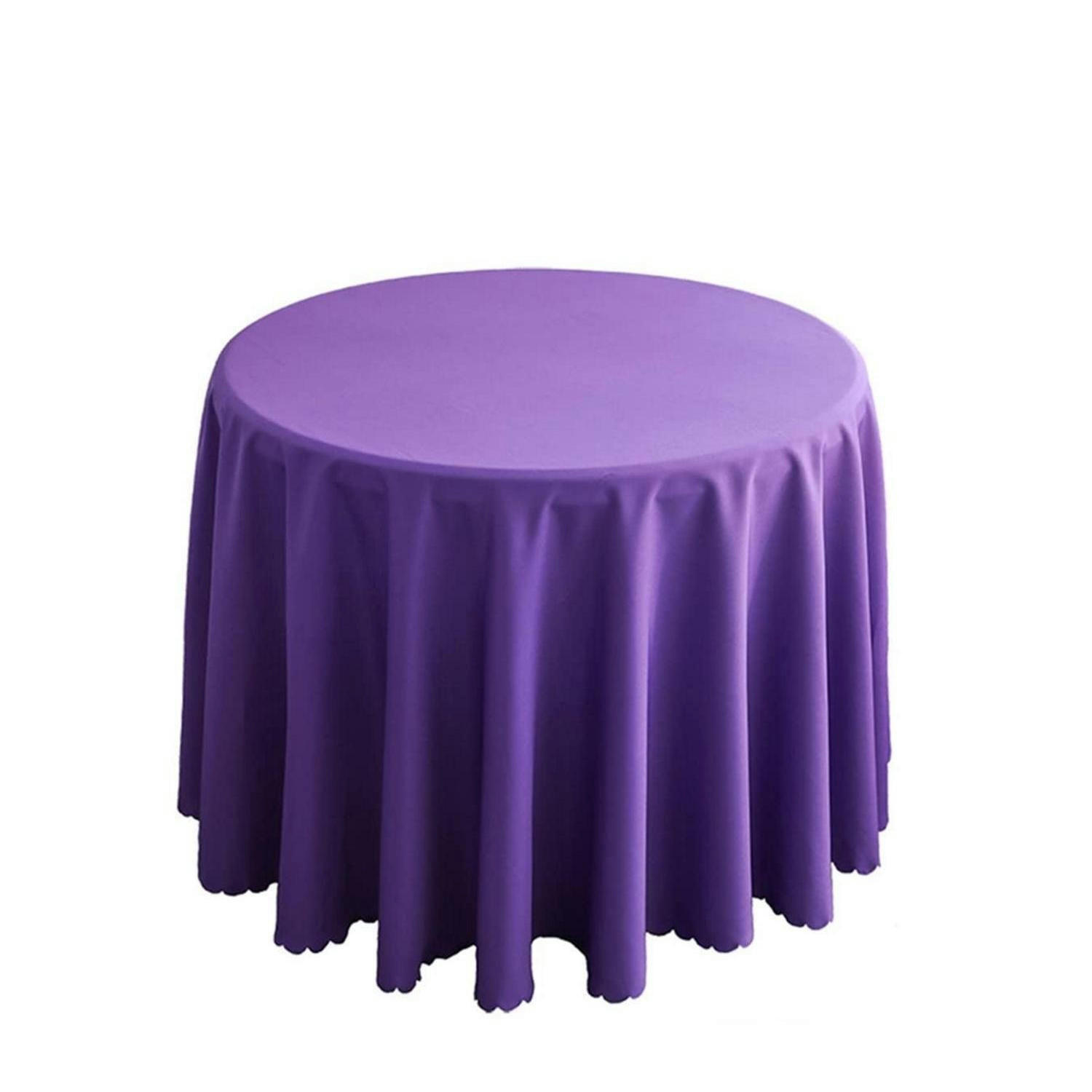 TISCHDECKE Rund 260 cm Violett - Lila, Textil (260/260/1.5cm)
