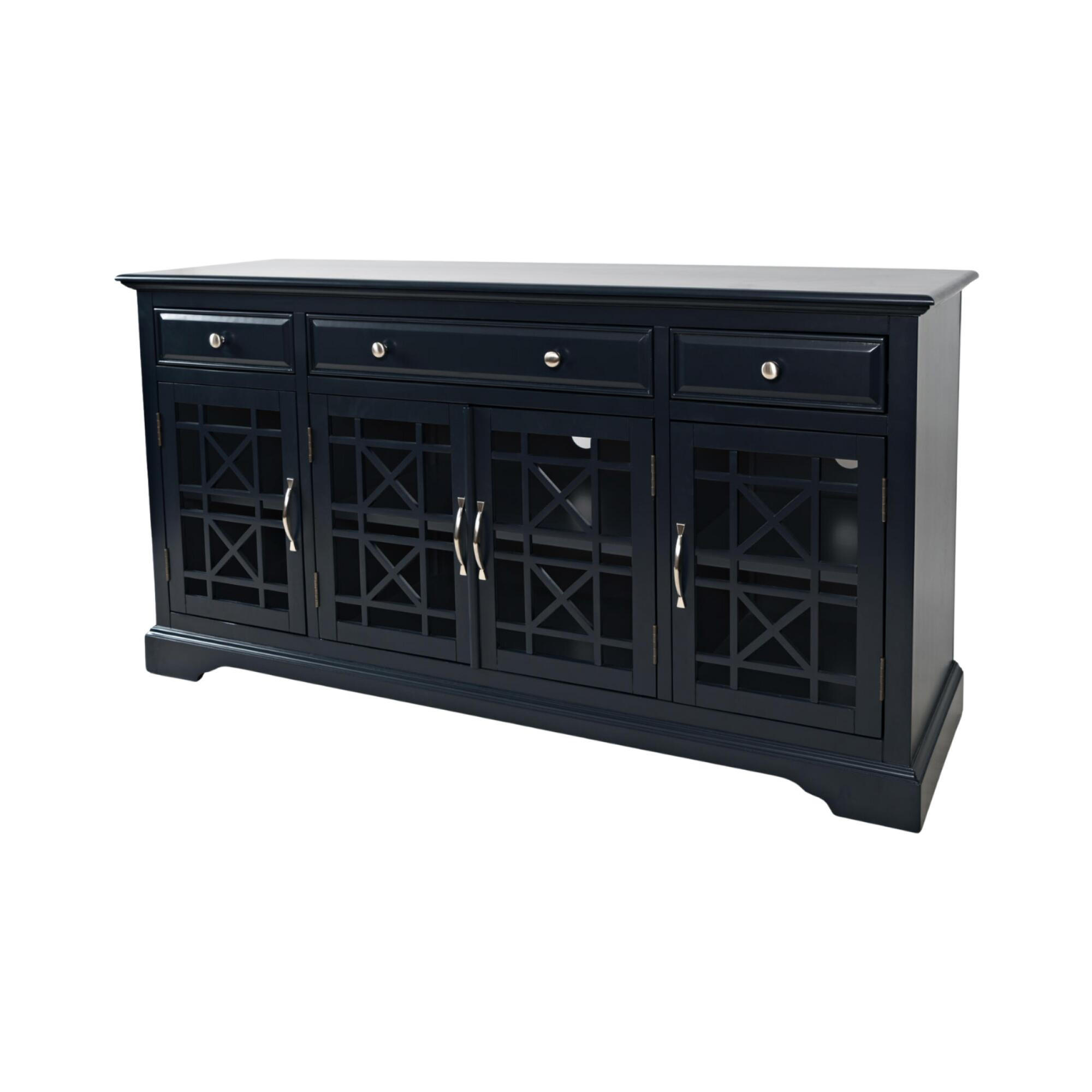 SIDEBOARD AVOLA Blau 153x49x82 cm - Blau, Holz (153/82/49cm) - FURNLUX