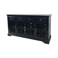 SIDEBOARD AVOLA Blau 153x49x82 cm - Blau, Holz (153/82/49cm) - FURNLUX