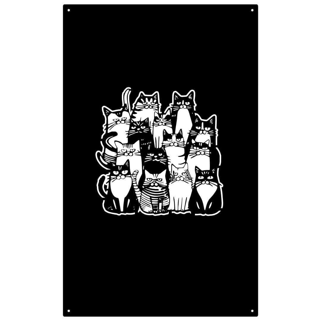 Anwicar Magnettafel Schwarz 50x80x0.7 cm