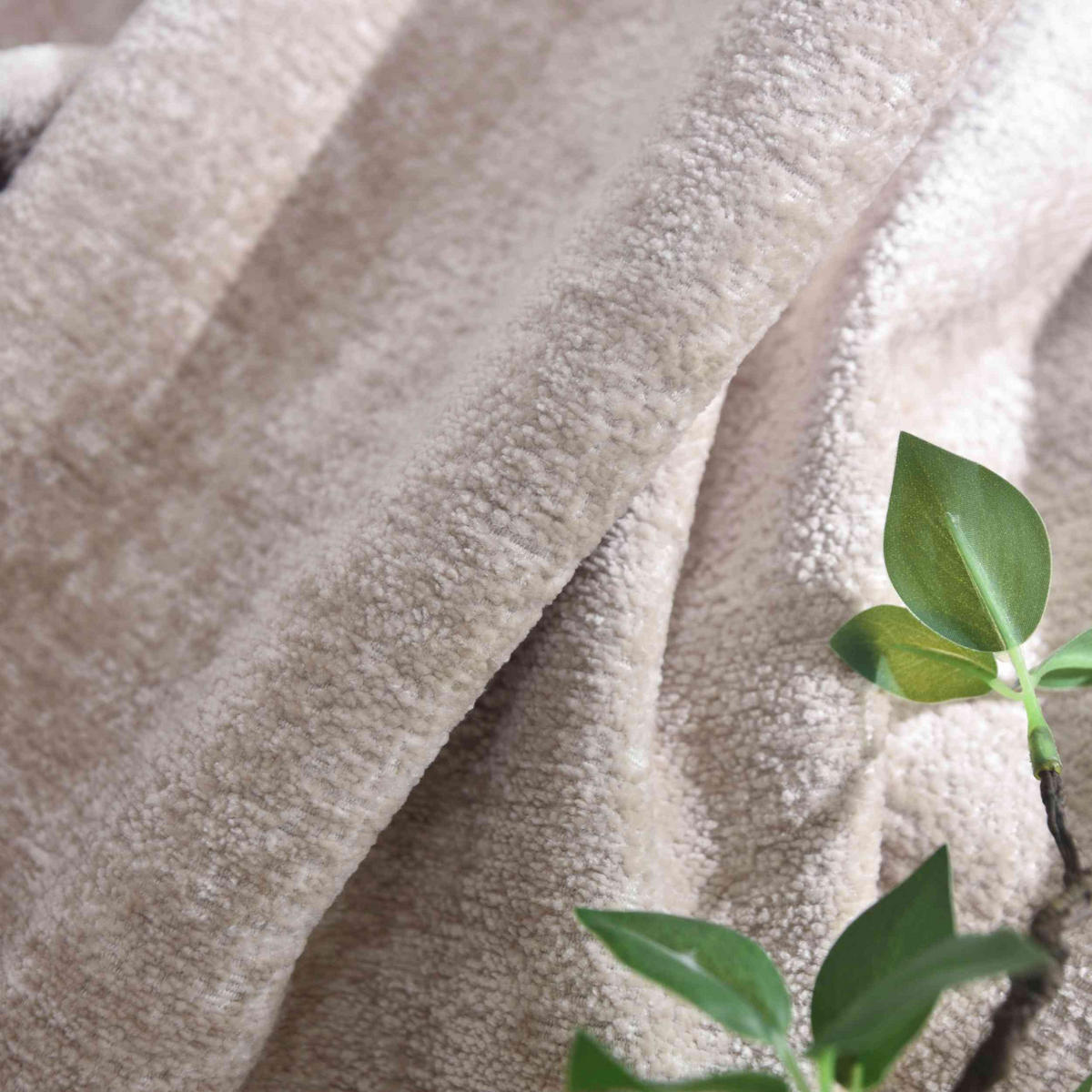 VORHANG 2ER SET »Nürnberg« HxB 245x135 cm Beige - Beige, Textil (135/245cm) - Gardinenbox