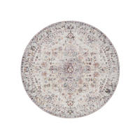 VINTAGE-TEPPICH George waschbar ø 160 cm rund - Multicolor, Kunststoff (160/160cm) - benuta