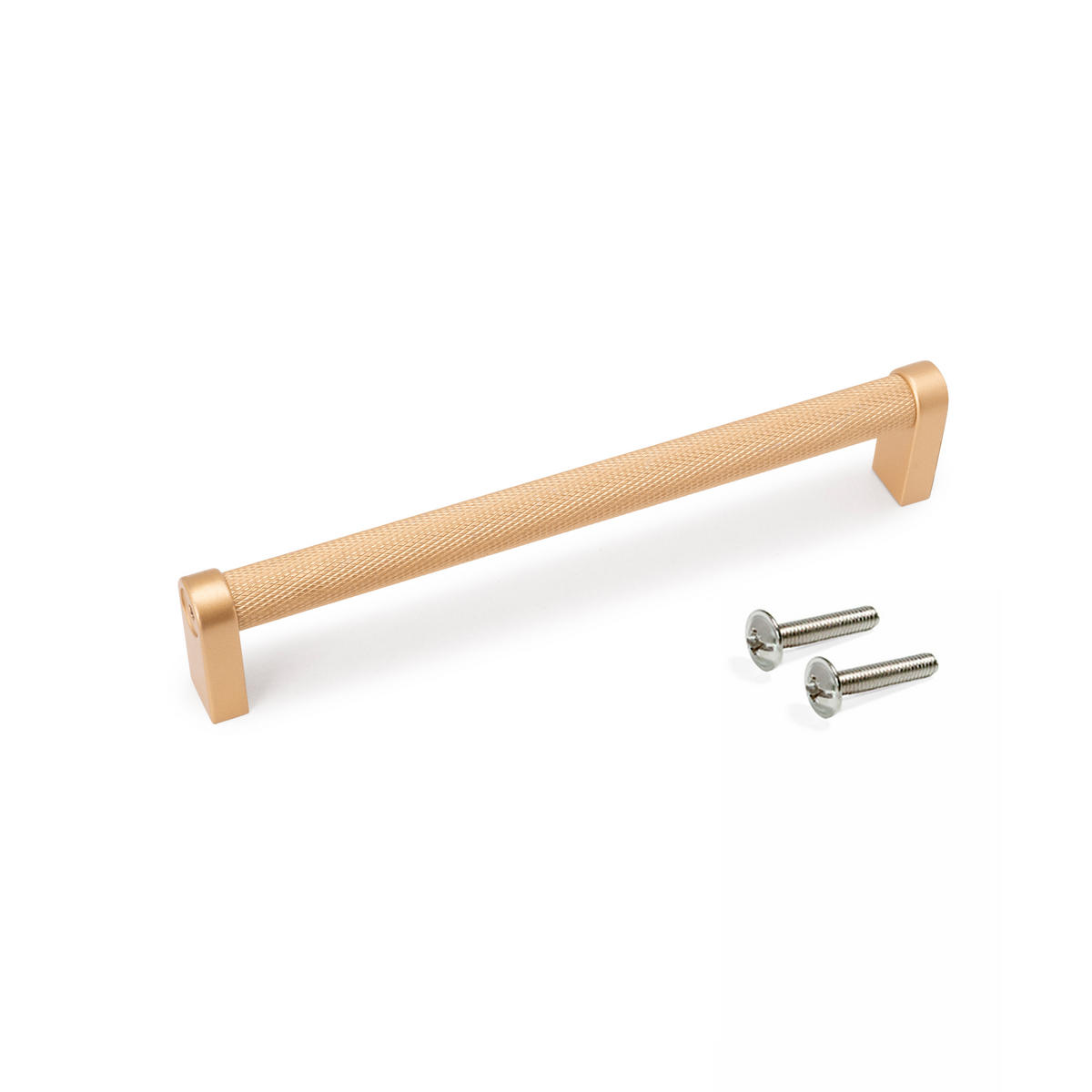 MÖBELGRIFFE Bergen, L173mm, 160mm Achsenabstand, Aluminium, Goldfarben lackiert 5er-set - Goldfarben, Metall (12/3/20cm) - EMUCA