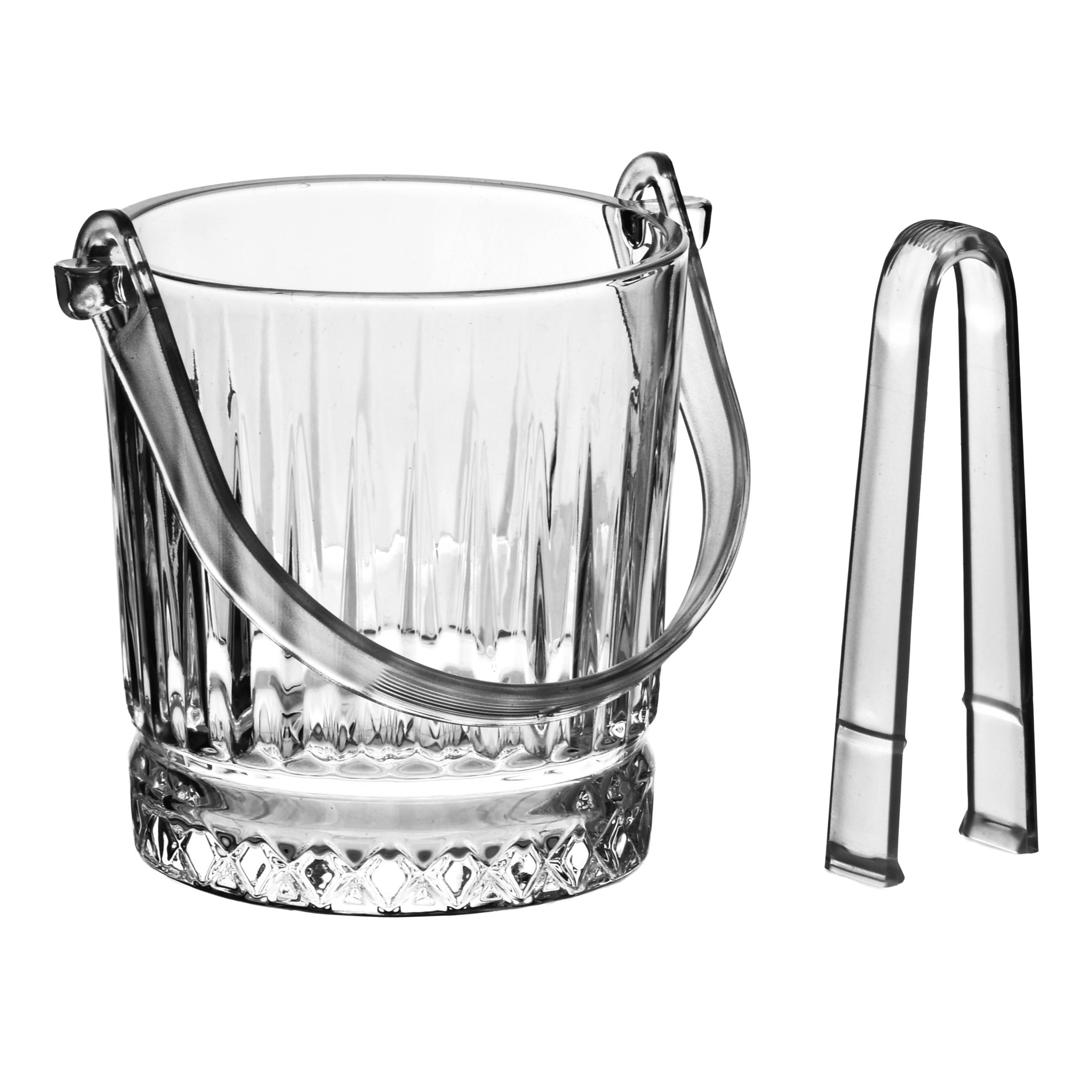 EISKÜBEL Modern Kitchen Transparent Glas - Transparent, Glas (12/13/12cm) - Mondex