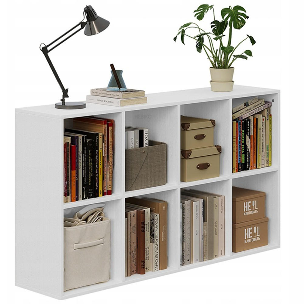 BÜCHERREGAL, weiß 130/70/30 cm - Weiß, Holzwerkstoff (130/70/30cm)