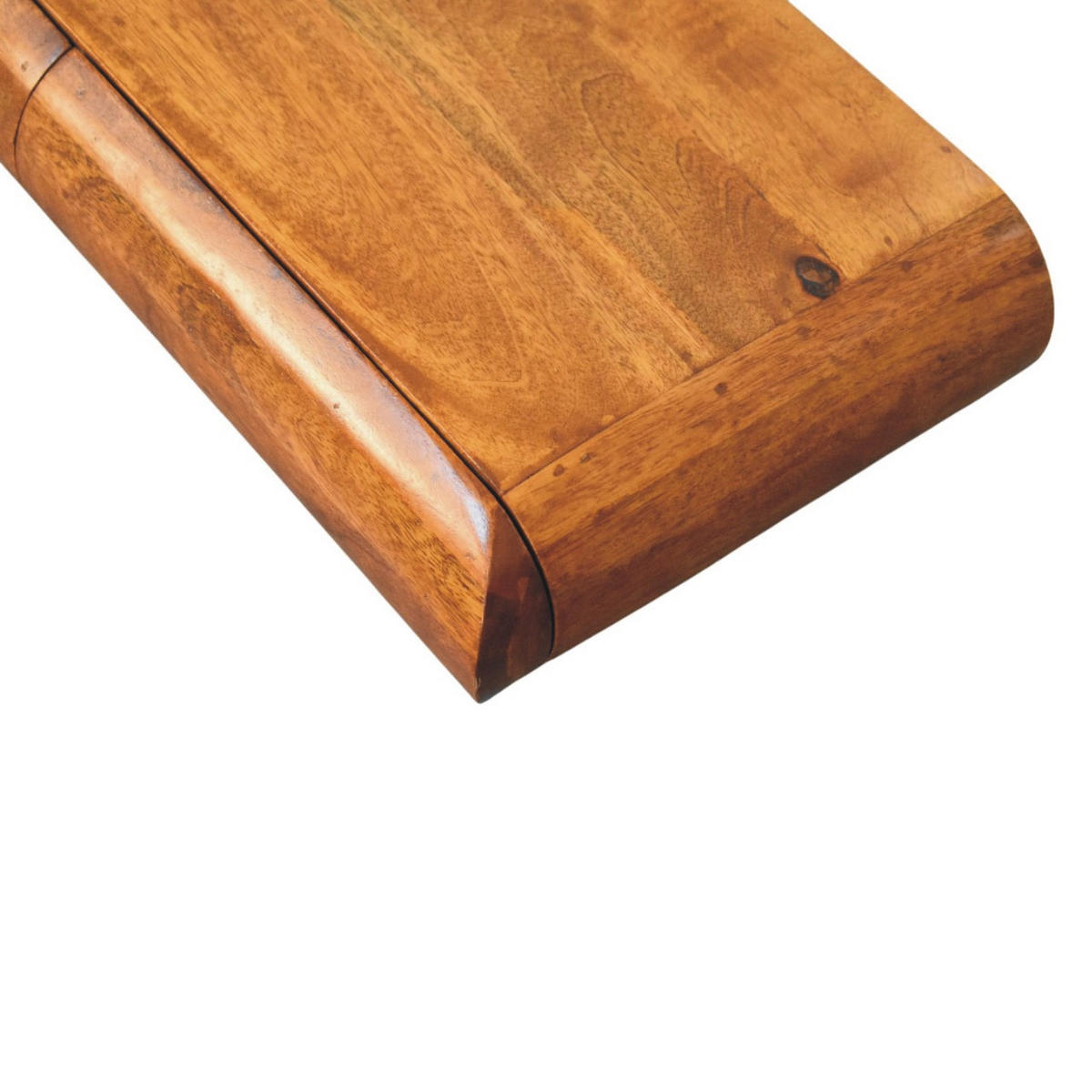 KONSOLENTISCH mit Amber-Eichen-Finish, 2 Schubladen, geröstetes Braun - Braun, Holz (110/12/32cm) - Artisan Furniture