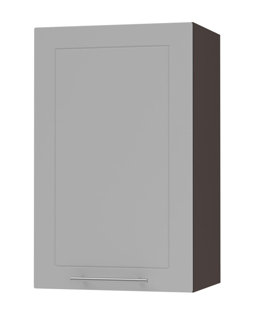 Feldmann-Wohnen Küchenhängeschrank Grau, Dunkelgrau 45x72x32.5 cm