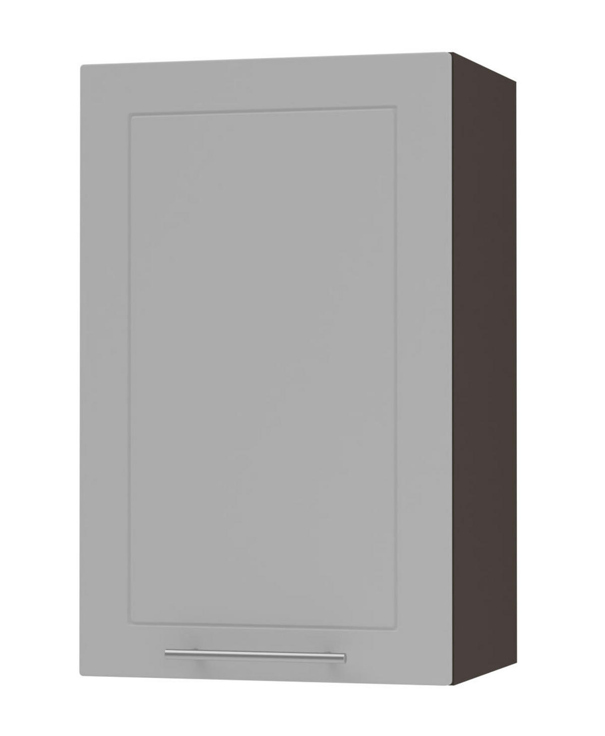 KÜCHENHÄNGESCHRANK Kvantum W2/45 Dust Grey Matt / Lava Matt 45 / 32,5 / 72cm - Dunkelgrau/Grau, Holz/Holzwerkstoff (45/72/32.5cm) - Feldmann-Wohnen