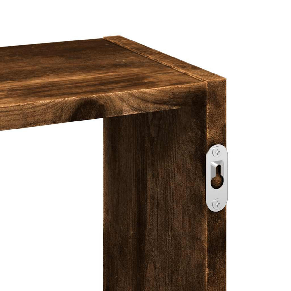 WANDREGAL Räuchereiche 159/18/66 Cm Holzwerkstoff - Braun, Holzwerkstoff (18/66/159cm) - vidaXL