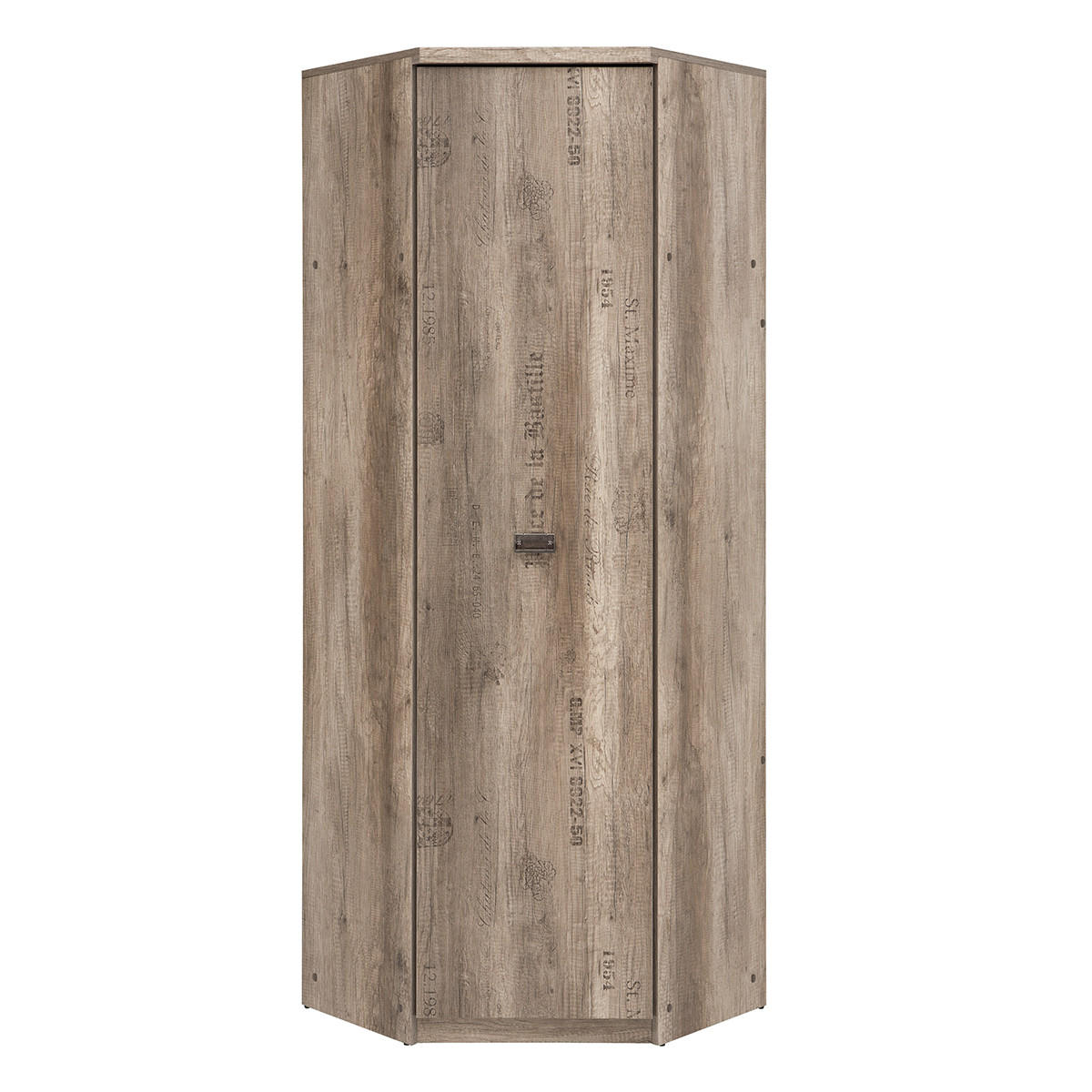 SKŘÍŇ 1DVEŘOVÁ Abel Dřevo a šedá - šedá, kompozitní dřevo (74/205/74cm) - Petits-meubles