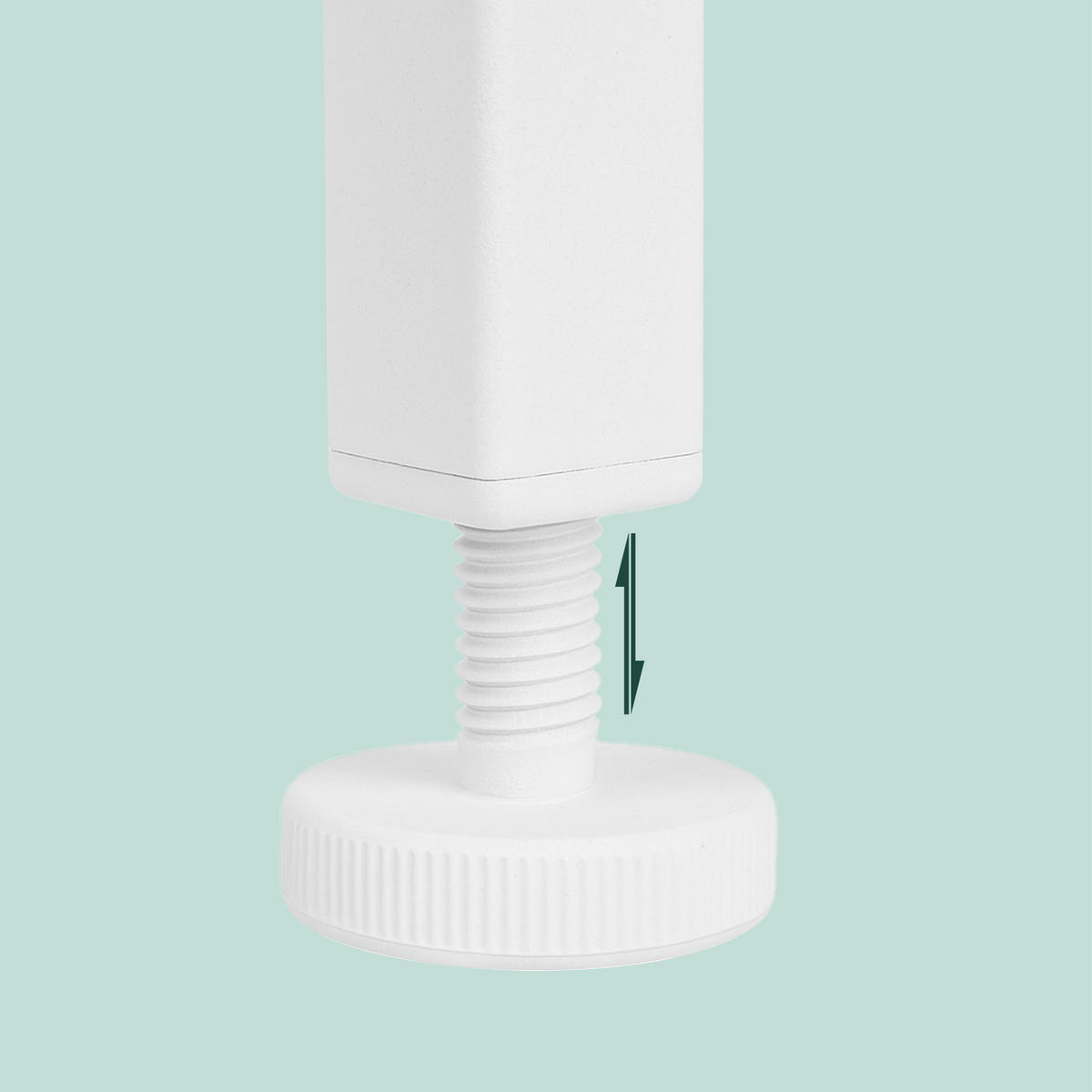 BÜCHERREGAL - Weiß, Holzwerkstoff/Metall (60/159.5/24cm) - Relaxdays