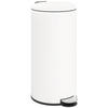 MÜLLEIMER 30L Treteimer, Metall, 36 x 30 x 63,5 cm - Weiß, Kunststoff (36/63.5/30cm) - HOMCOM