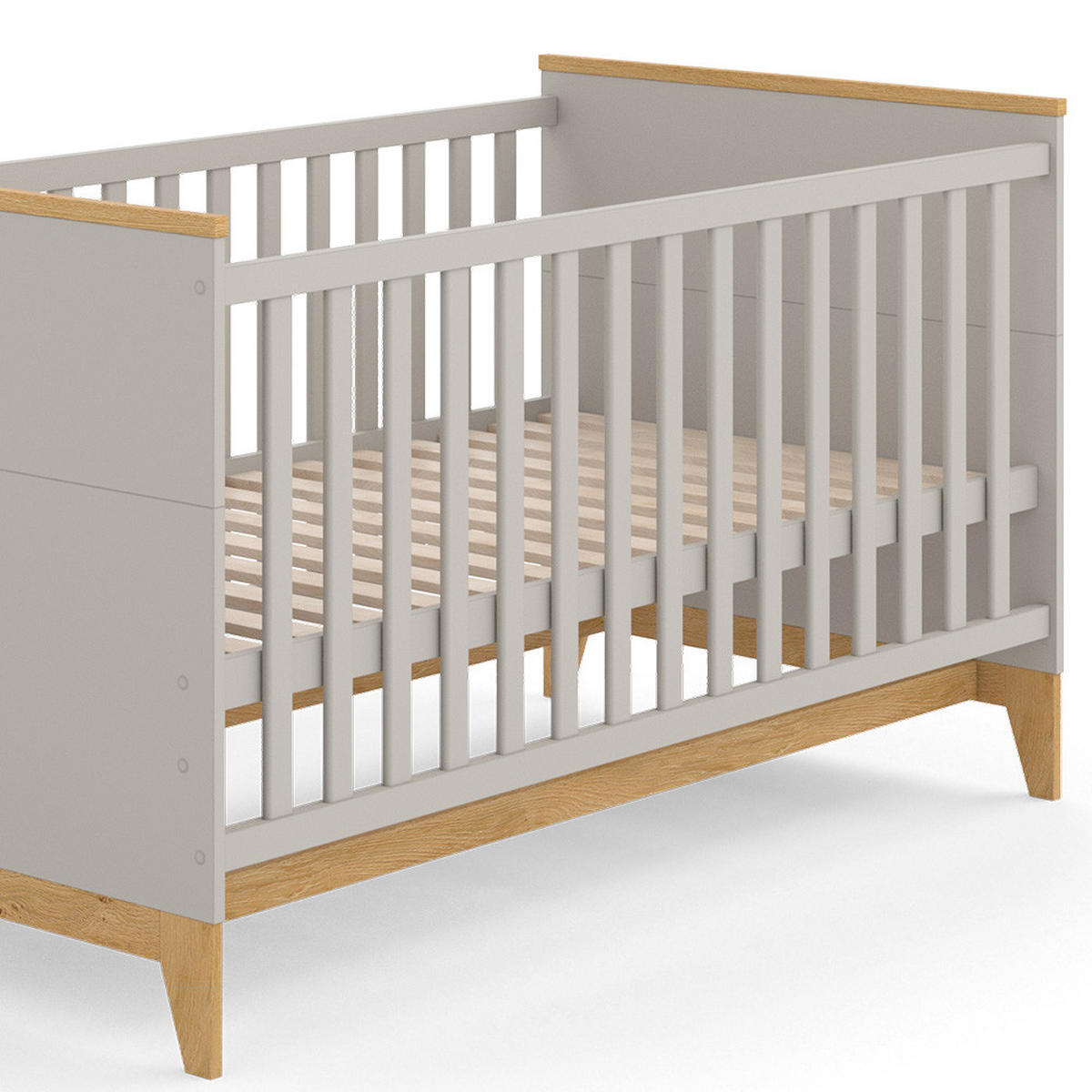 GITTERBETT Malia Cashmere-Eiche 143.2 x 81 cm - Kaschmir, Holzwerkstoff - VitaliSpa