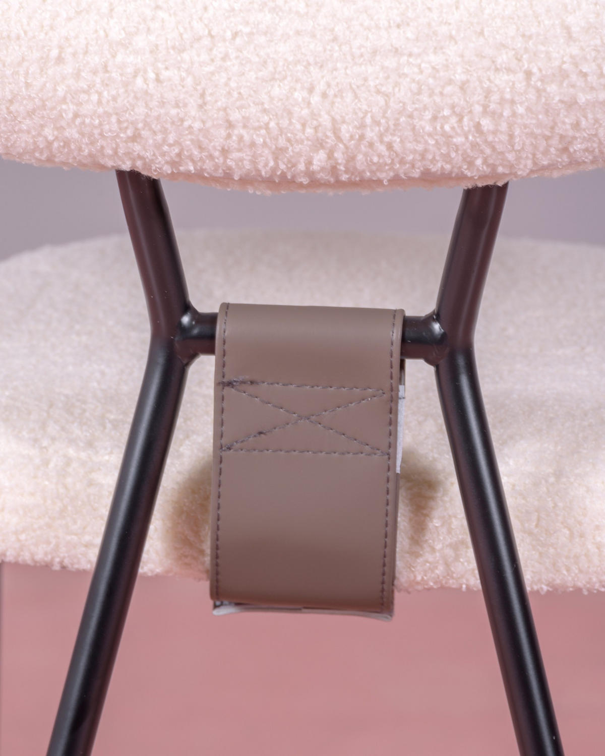 STUHL Textil Weiß - Weiß, Textil (58/74/53cm) - Nest Dream