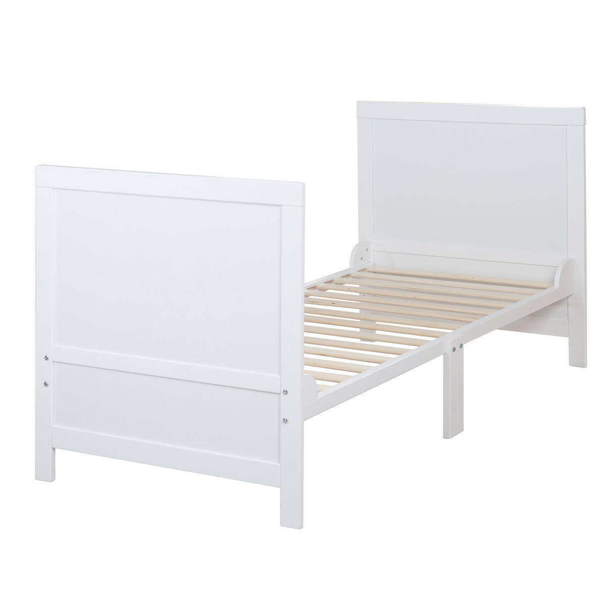 BABYBETT Easy Sleep 70 x 140 cm - Weiß, Holzwerkstoff (70/140cm) - Roba
