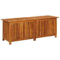 GARTEN-AUFBEWAHRUNGSBOX 150/50/58 Cm Massivholz Akazie - Akaziefarben, Holz (150/58/50cm) - vidaXL