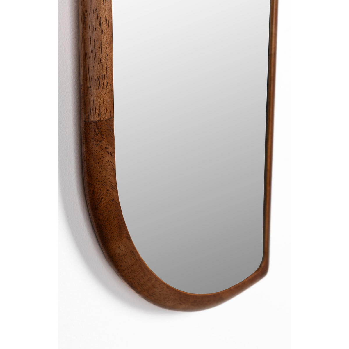 WANDSPIEGEL Nyko Spiegel/ Braun - Beige, Holz (26/120/2.5cm) - Housecraft Living