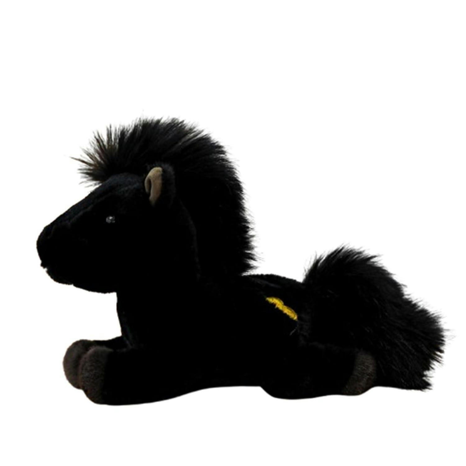 KUSCHELTIER Pferd 32 cm Schwarz - Schwarz, Textil (15/32cm)