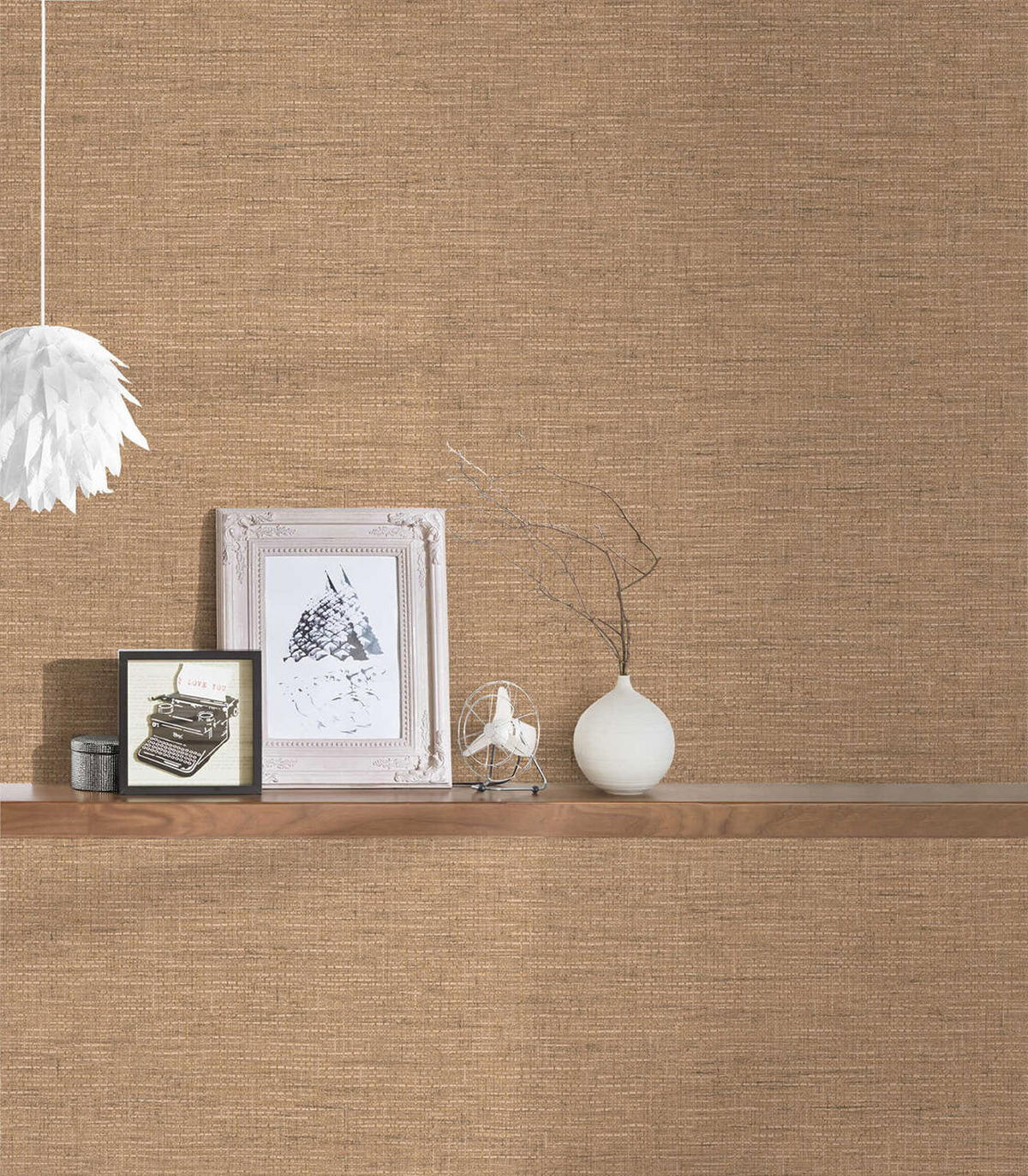 VLIESTAPETE Braun 53/1005 cm - Braun, Kunststoff/Textil (53/1cm) - KUNSTLOFT