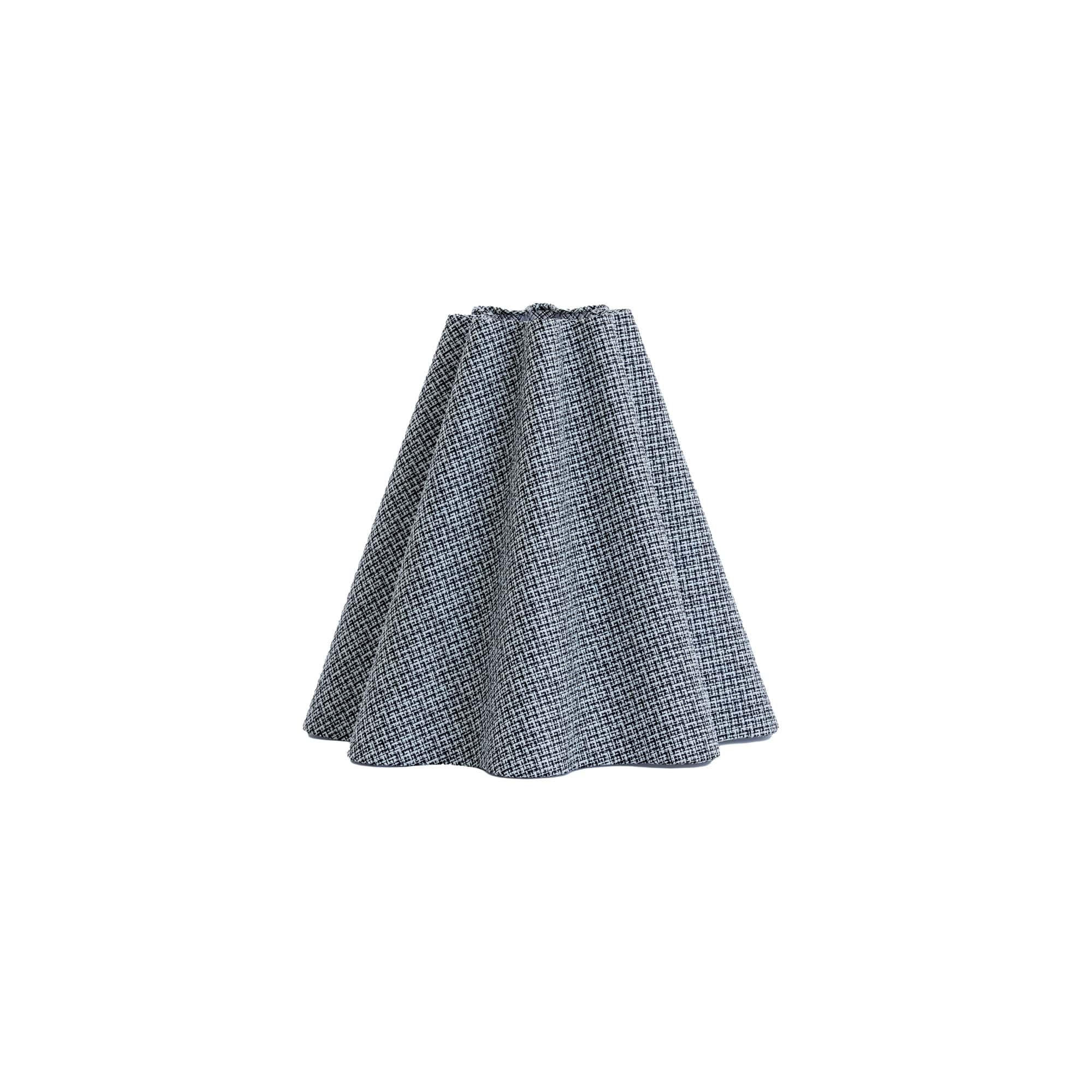 LAMPENSCHIRM Bezaha Schwarz 40/15/36 cm - Schwarz, Textil (40/15/36cm) - Light & Living