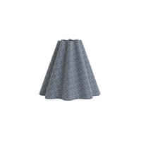 LAMPENSCHIRM Bezaha Schwarz 40/15/36 cm - Schwarz, Textil (40/15/36cm) - Light & Living