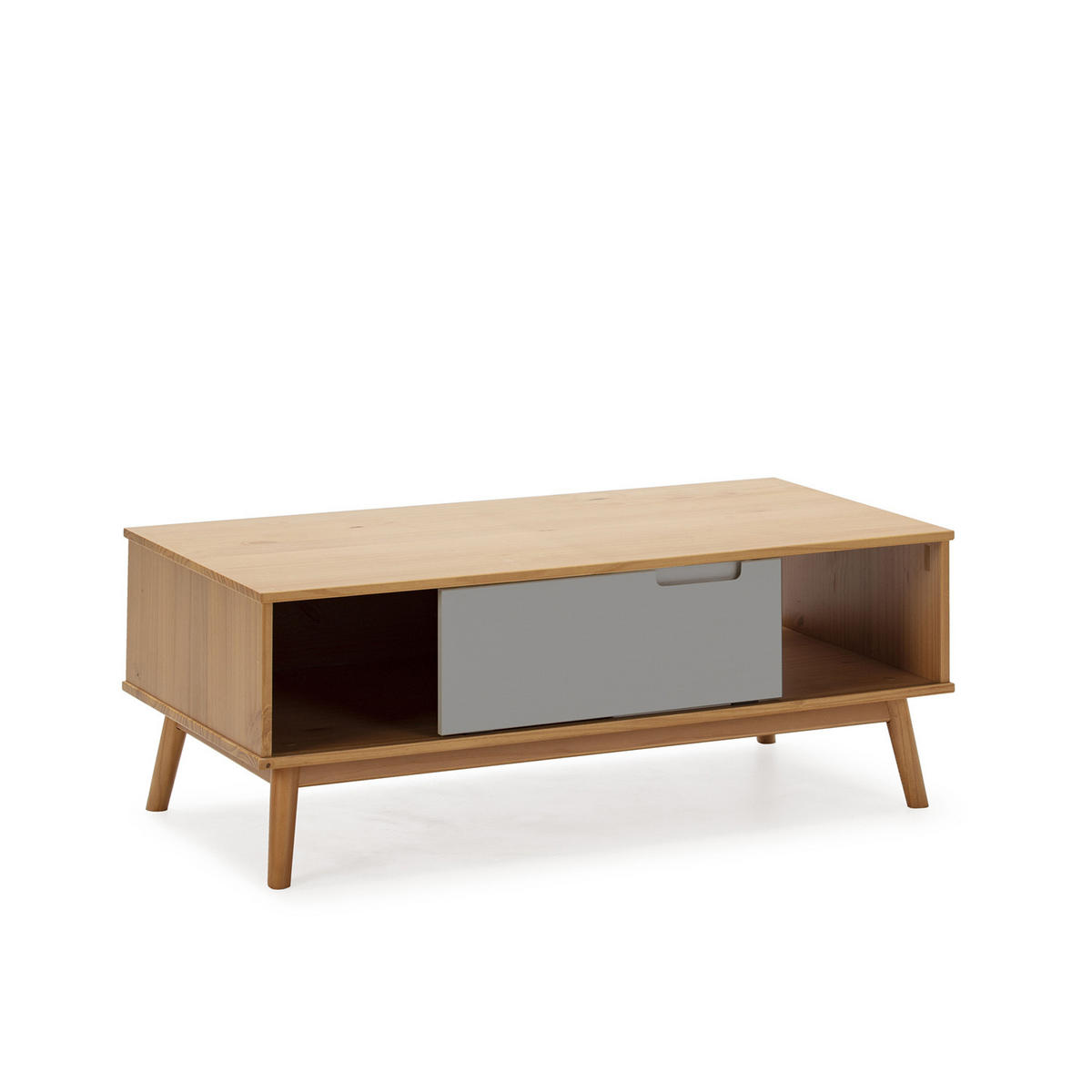 COUCHTISCH Bruce 1 Schiebetür - Honigeiche, Holz (42/110/55cm) - VS Venta-stock