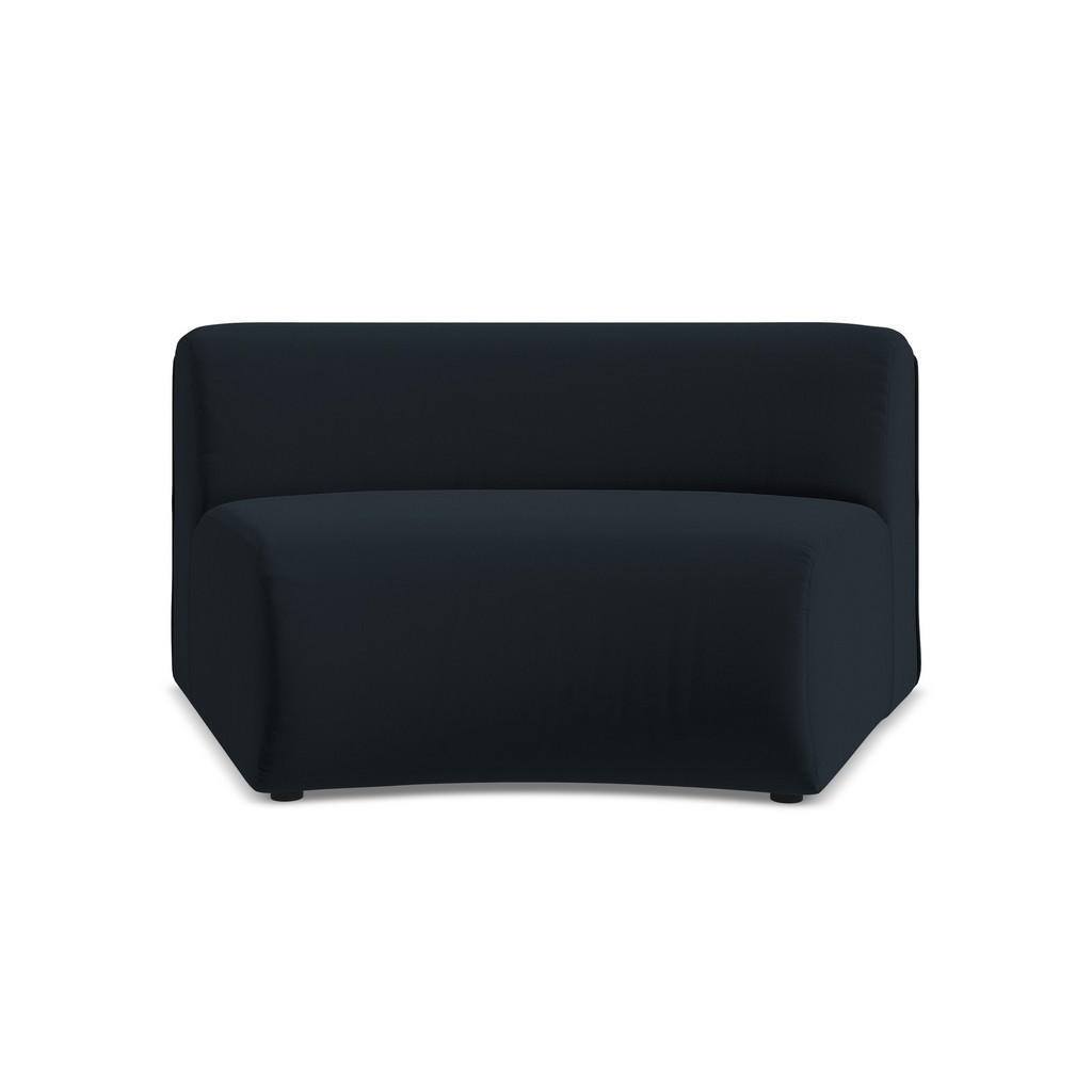 Thumbnail - Makamii Sofaelement, Dunkelblau, Textil, 1-Sitzer, Füllung: Schaumstoff, 147x70x89 cm, Made in EU, Wohnzimmer, Sofas & C...