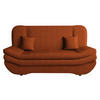 SCHLAFSOFA Weronika - Schwarz/Bronzefarben, Holz/Kunststoff (200/95/90cm) - MIRJAN24