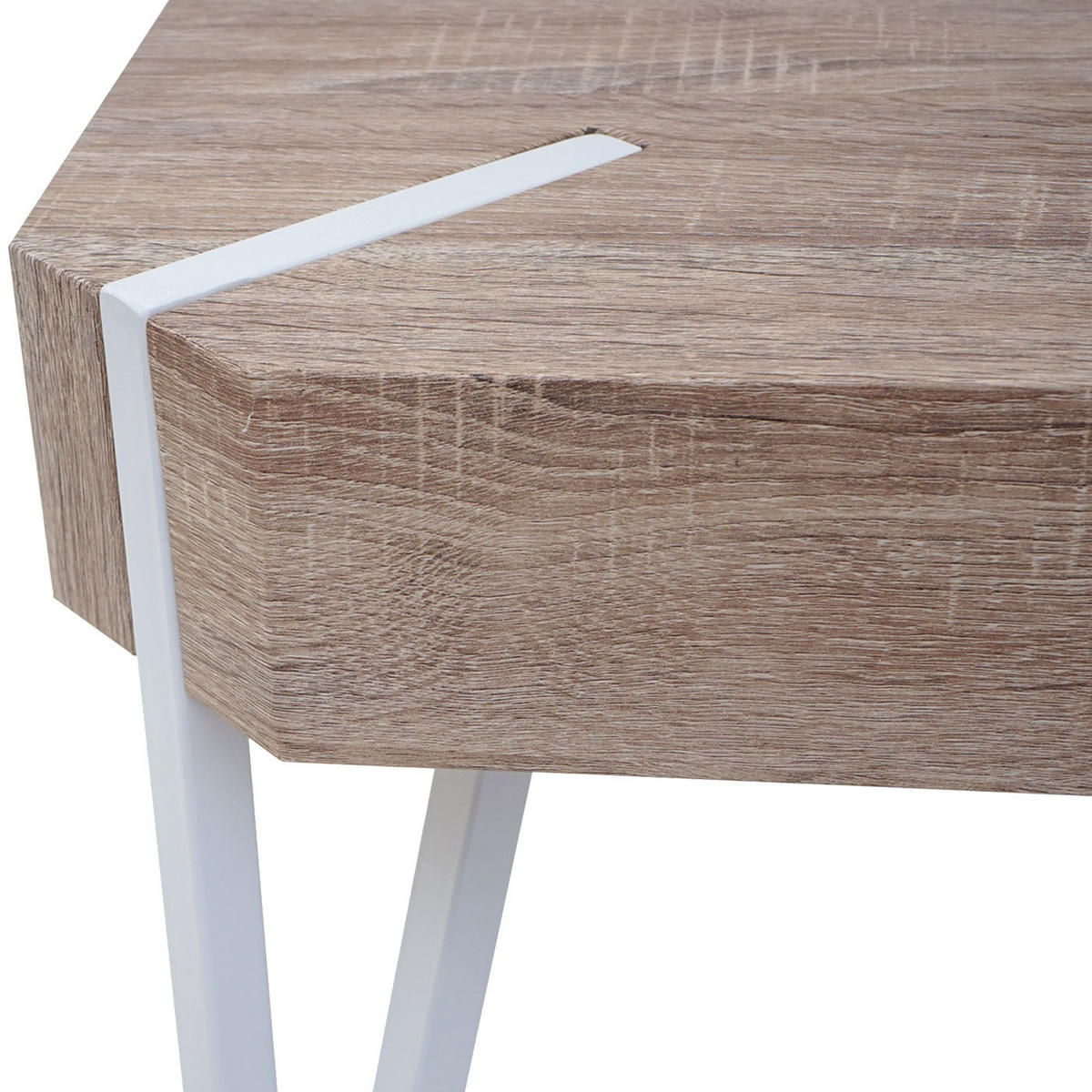 COUCHTISCH rechteck Eiche Dekor - Eichefarben, Holz (50/50/52cm) - MCW