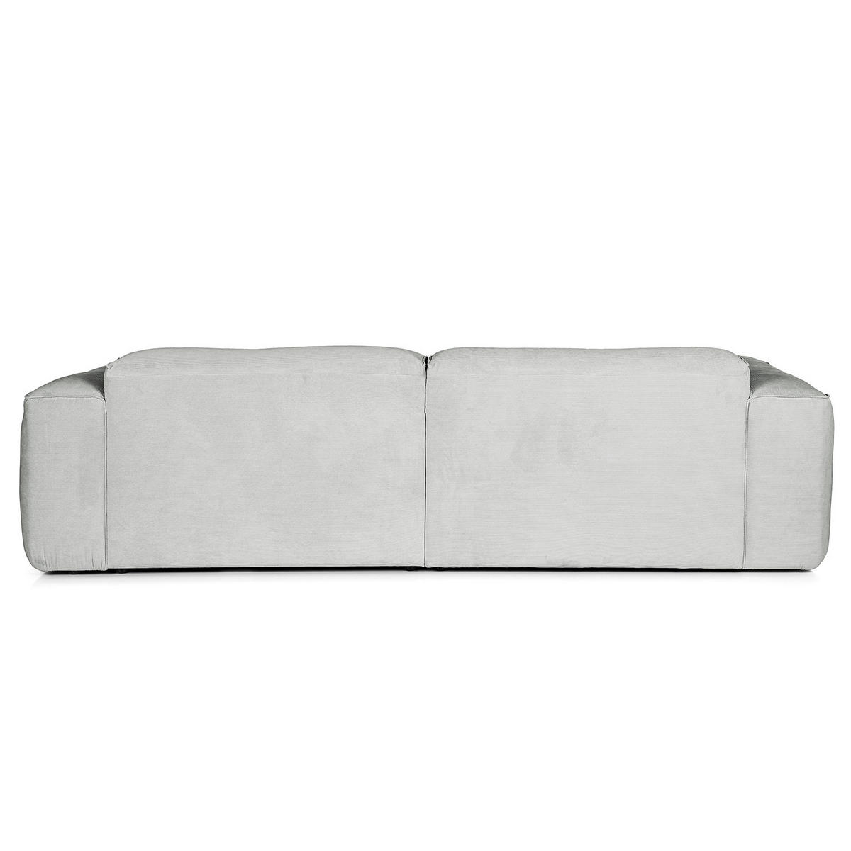 1,5-SITZER ECKSOFA mit Longchair - Schwarz/Grau, Kunststoff/Textil (260/173cm) - home24