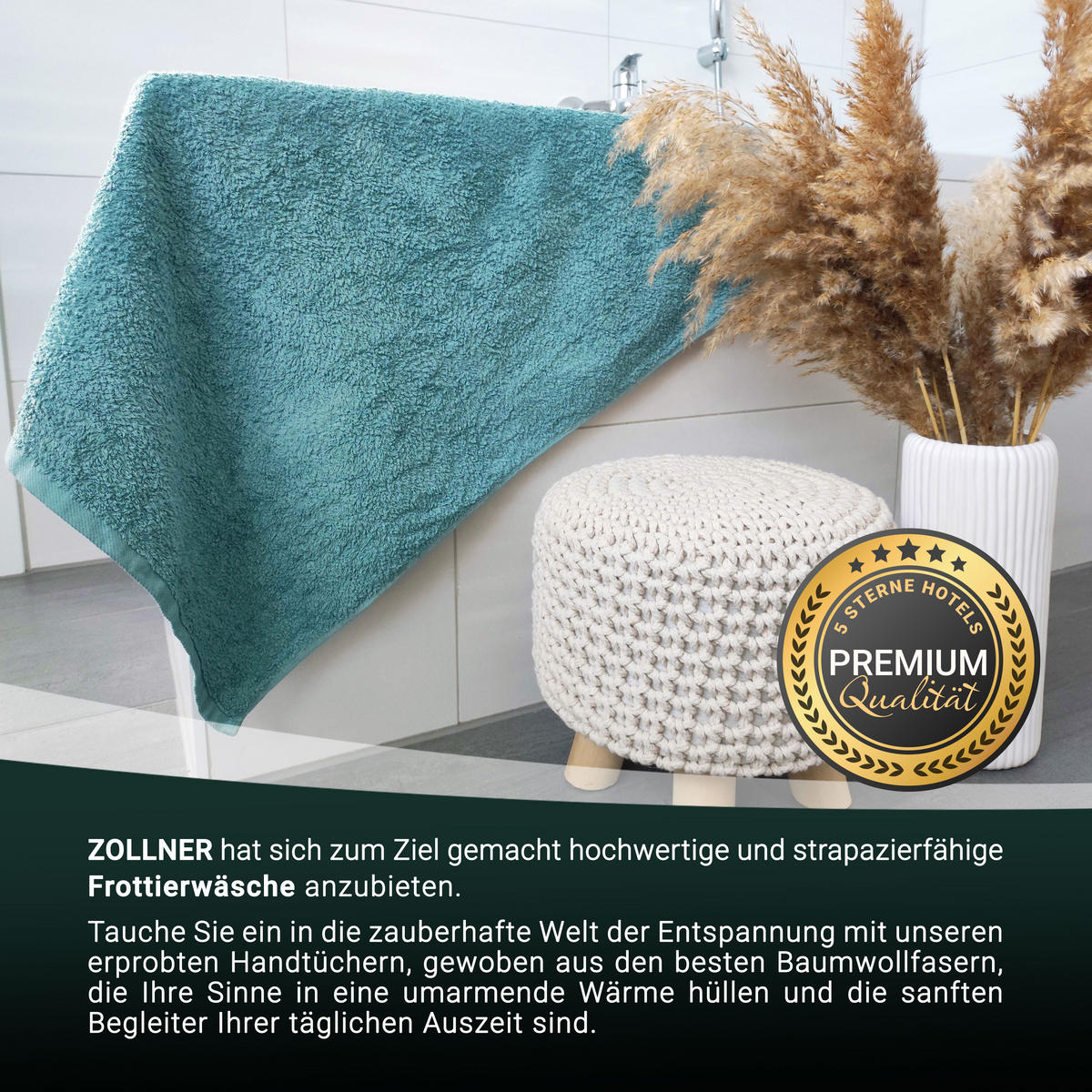 BADETUCH, 2er-Set, 100x150 cm, 100% Baumwolle, Blau - Petrol, Textil (100/150cm) - Zollner