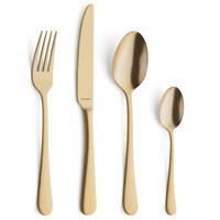 BESTECKSET Austin Vintage Gold 24-teilig - Goldfarben, Metall