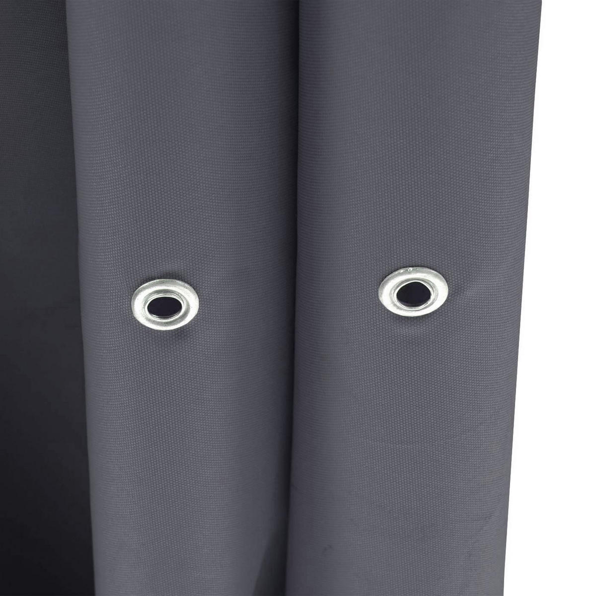 PERGOLA Grau - Grau, Metall (350/232/350cm) - MCW