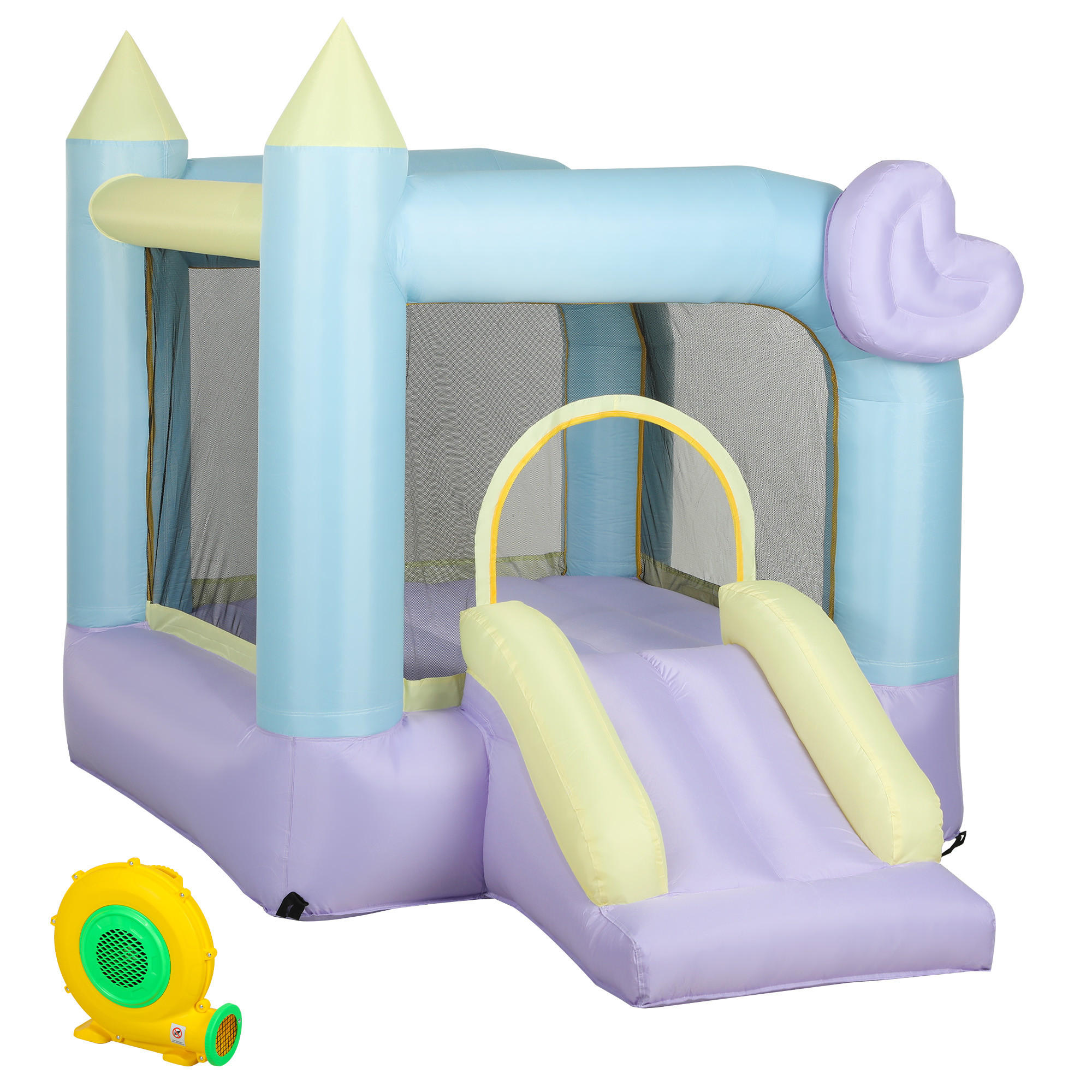 HÜPFBURG, Mehrfarbig, Oxfordstoff, 250L x 165B x 200H cm - Multicolor, Textil (250/165/200cm) - AIYAPLAY