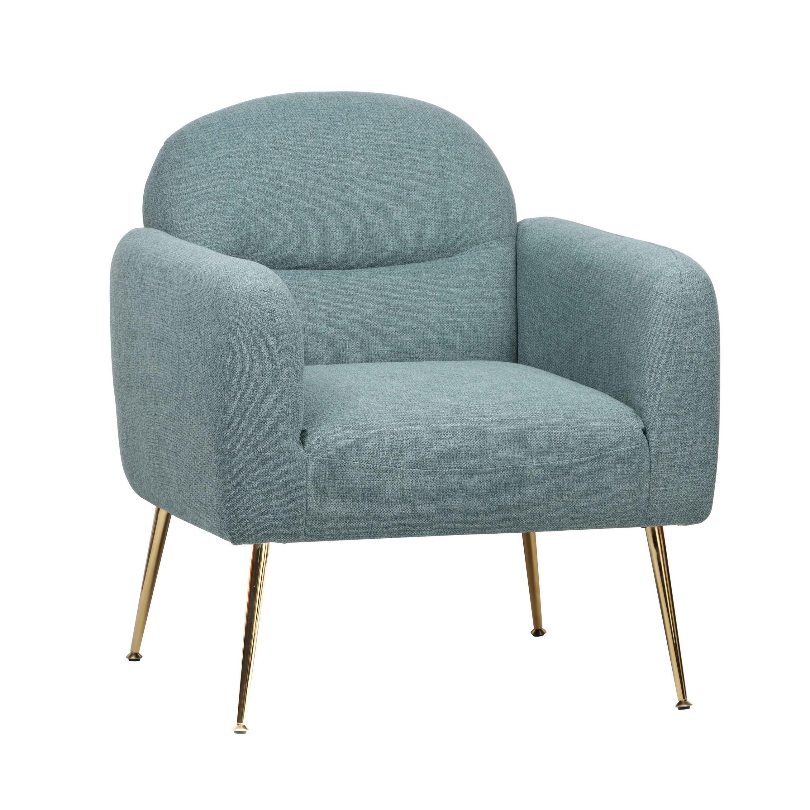 RELAXSESSEL, Blau - Blau, Textil (73/81/68cm) - Oviala