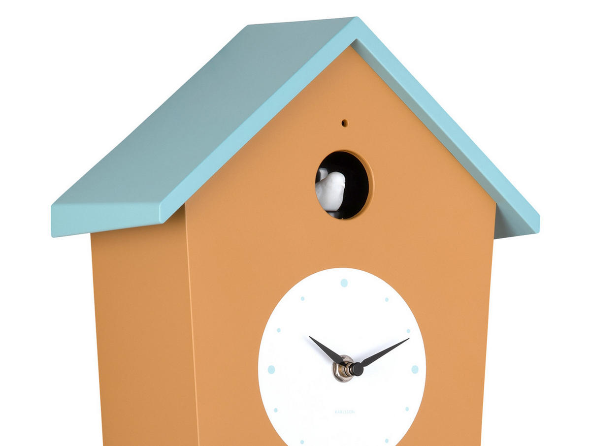 WANDUHR Cuckoo 23/10/26 cm - Gelb, Kunststoff (10/26/23cm) - Karlsson