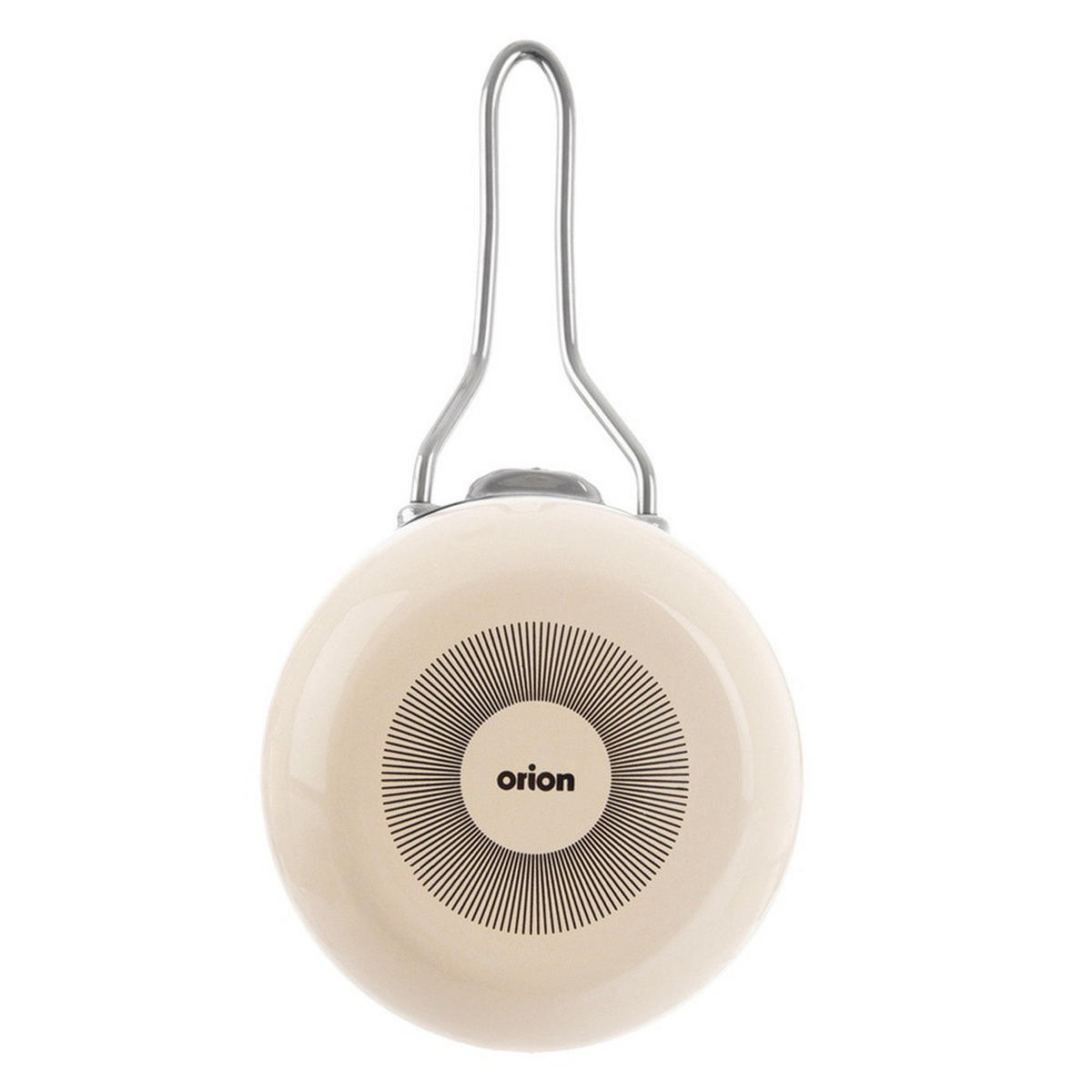 EMAILLIERTOPF Tonca mit Herzmotiv creme - Creme, Metall (15cm) - Orion 