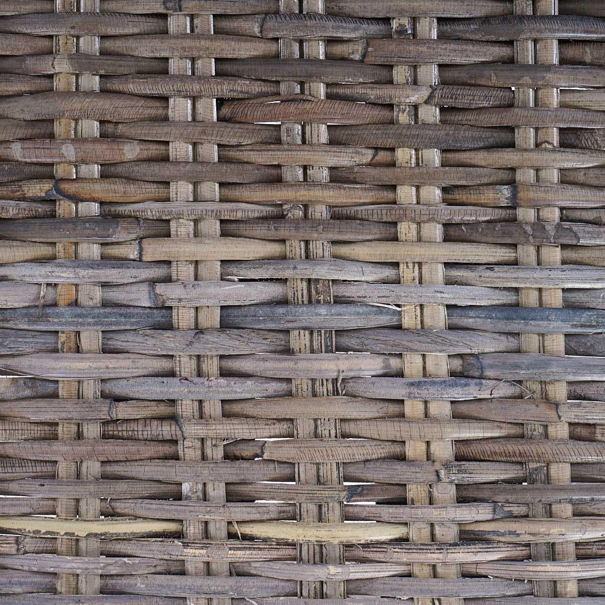 ESSZIMMERSTUHL 6er-Set klassisch und zeitlos 89x43x56cm Sitzhöhe 46cm Kubu-Rattan helle Beine Korbstuhl - Braun, Kunststoff (43/89/56cm) - CHEFGASTRO